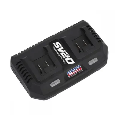 Sealey CP20VMC2 Dual Battery Charger 20V Sv20 Series Lithium-Ion