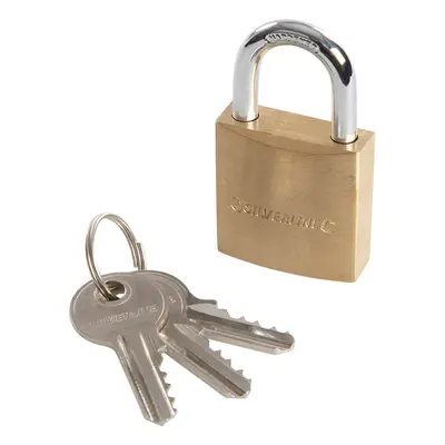 Silverline MSS02 Brass Padlock 30Mm Each 1