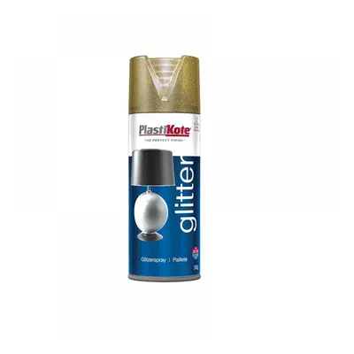 Plastikote 440172 Glitter Effect Spray Gold 400Ml