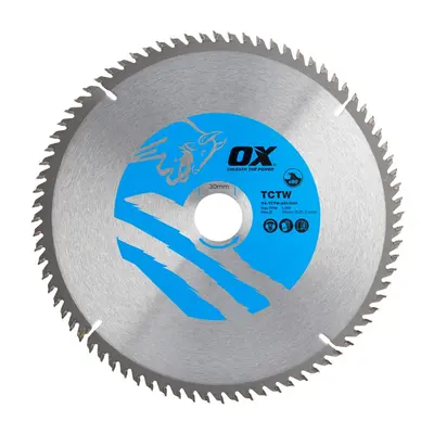 Ox Tools OX-TCTW-2353080 Ox Wood Cutting Circular Saw Blade 235/30Mm 80 Teeth Atb EA