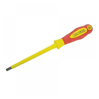 Faithfull Vde Soft Grip Screwdriver Parallel Slotted Tip 6.5 X 150Mm