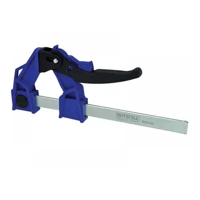 Faithfull Heavy-Duty Lever Clamp Capacity 160Mm