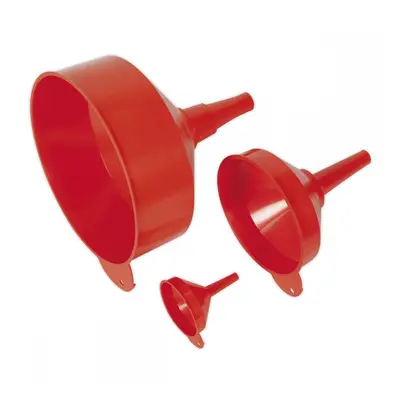 Sealey F98 Funnel Set 3Pc Fixed Spout