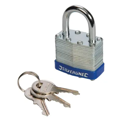 Silverline 704400 Laminated Padlock 50Mm Each 1