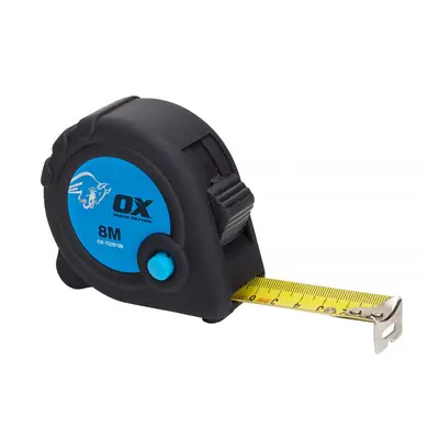 Ox Tools OX-T029108 Ox Trade 8M Tape Measure - Metric Only EA