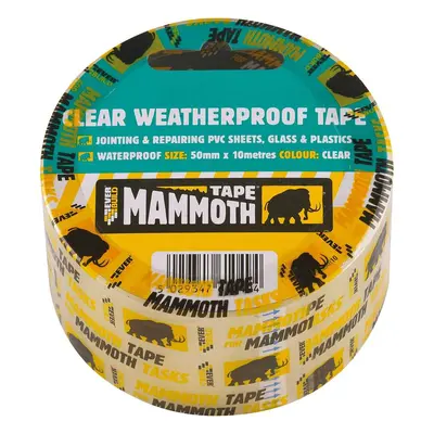 Everbuild Clear Weatherproof Tape 50Mm 10Mtr