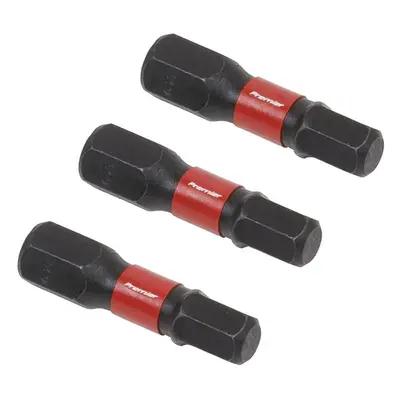 Sealey AK8213 Hex 5Mm Impact Power Tool Bits 25Mm - 3Pc