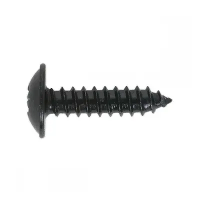 Sealey BST4813 Self-Tapping Screw 4.8 X 13Mm Flanged Head Black Pozi Pack Of 100