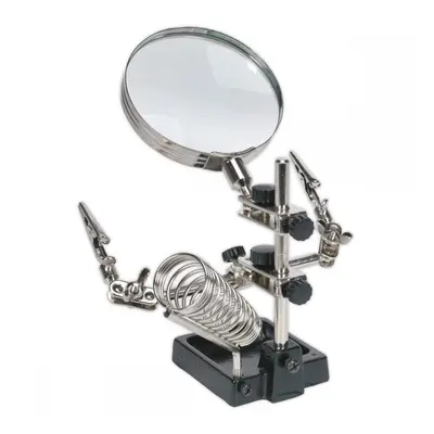 Sealey SD150H Mini Robot Soldering Stand With Magnifier & Iron Holder