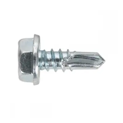 Sealey SDHX4813 Self-Drilling Screw 4.8 X 13Mm Hex Head Zinc Pack Of 100