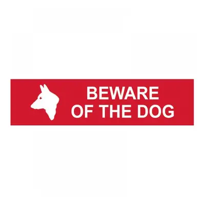 Scan 5251 Beware Of The Dog - Pvc Sign 200 X 50Mm