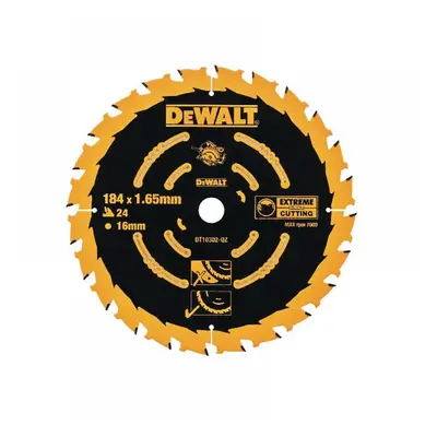 Dewalt DT10302-QZ Extreme Framing Circular Saw Blade 184 X 16Mm X 24T