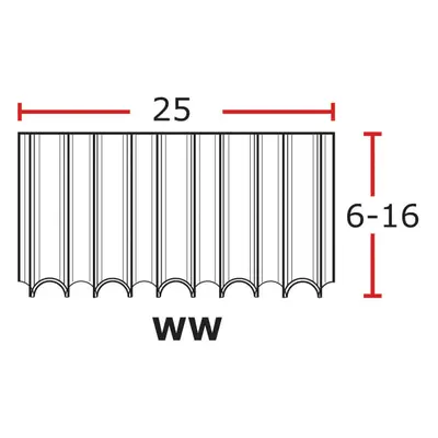 Senco WW10NRA Corrugated Fastener Non-Galv 16Mm Box 3600