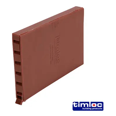 Timloc LOC1143BR Cavity Wall Weep Vent - Brown - 1143Br 65 X 10 X 100 Box 50