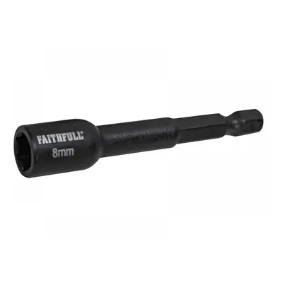 Faithfull Magnetic Impact Nut Driver 8Mm X 1/4In Hex