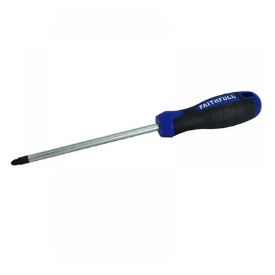 Faithfull Soft Grip Screwdriver Pozidriv Tip Pz3 X 150Mm