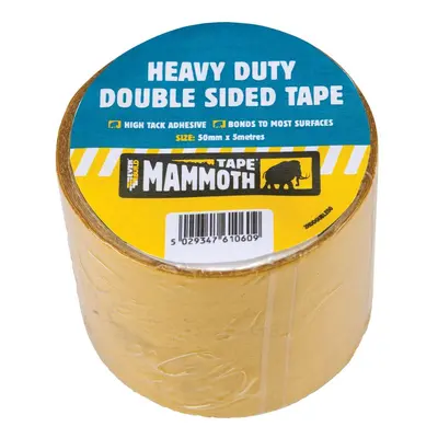 Everbuild Heavy Duty Double.s Tape 50Mm 5Mtr