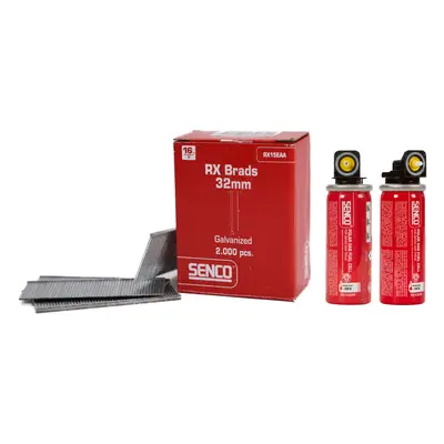 Senco RX15EAA-FC 16-Gauge G&N Pack Straight Brad Galv 32Mm Box 2000