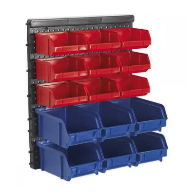 Sealey TPS1569WM Bin Storage System Wall Mounting 15 Bins