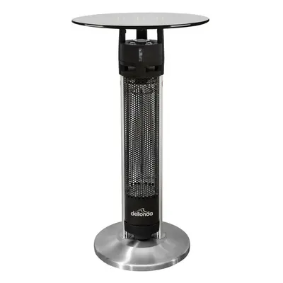 Sealey DG63 Dellonda Bistro Table With 1600W Heater 95Cm Black/Stainless Steel