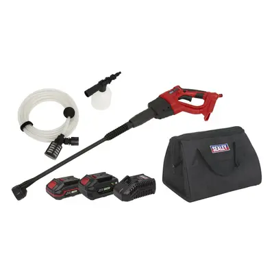 Sealey CP20VPWKIT Cordless Pressure Washer Kit 20V Sv20 Series - 2 Batteries