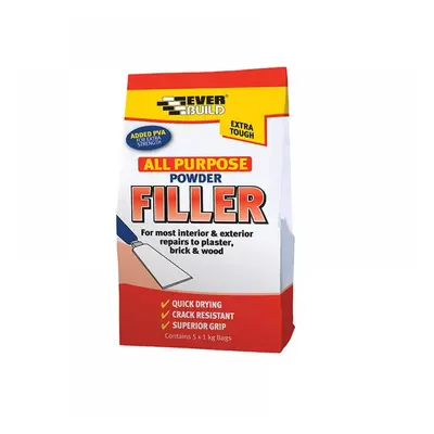 Everbuild Sika 480444 All Purpose Powder Filler 5Kg