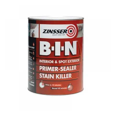 Zinsser ZN7020001E1 B.i.n® Primer Sealer & Stain Killer Paint White 500Ml