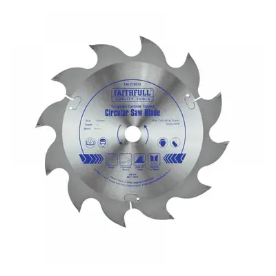 Faithfull FAIZ19012 Tct Circular Saw Blade 190 X 16Mm X 12T Pos