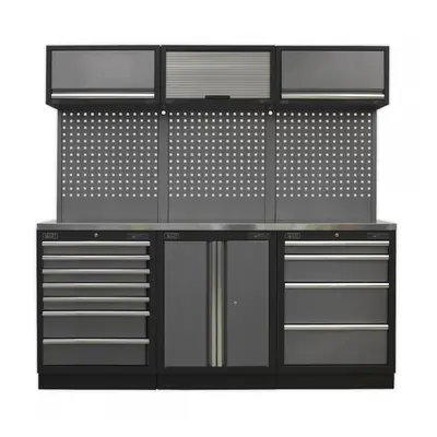 Sealey APMSSTACK07SS Superline Pro® 2M Storage System - Stainless Worktop