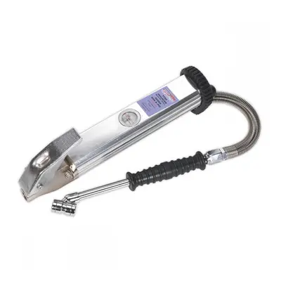 Sealey SA39 Tyre Inflator Long Type With Twin Push-On Connector