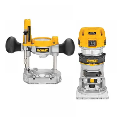 Dewalt D26204K-LX D26204K 1/4In Premium Plunge & Fixed Base Combi Router 900W 110V