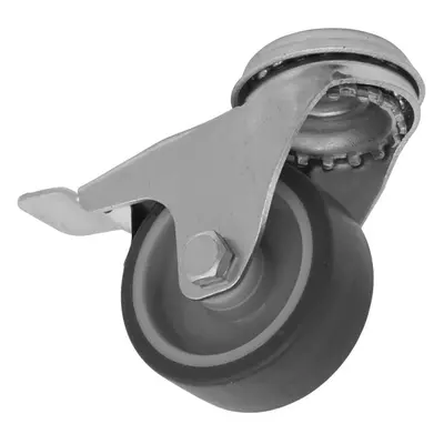 Sealey SCW250SBLEM Medium-Duty Thermoplastic Bolt Hole Caster Wheel With Total Lock Ø50Mm - Trad