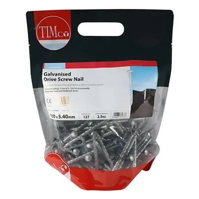 Timco DSN100LB Drive Screws - Galvanised 100 X 5.40