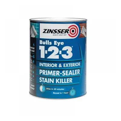 Zinsser ZN7040001D1 Bulls Eye® 1-2-3 Primer & Sealer Paint 1 Litre