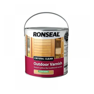 Ronseal 37368 Crystal Clear Outdoor Varnish Matt 750Ml