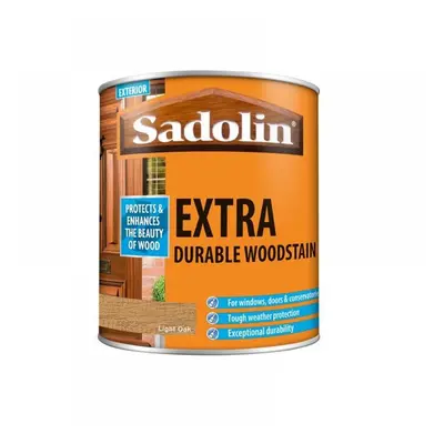 Sadolin 5028574 Extra Durable Woodstain Light Oak 1 Litre