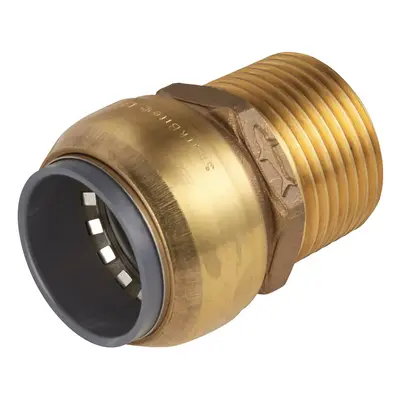 Sealey SBA28BSA Sharkbite® Straight Adaptor Ø28Mm X 1inBspt Brass