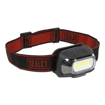 Sealey HT08R Rechargeable Head Torch With Auto-Sensor 8W Cob Led