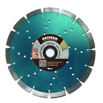 Reisser DLWGP115 General Purpose Premium Laser Welded Diamond Blade 115 X 22.23Mm