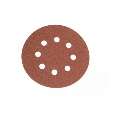 Faithfull 710953 Hook & Loop Sanding Disc Did3 Holed 125Mm X 40G (Pack 25)