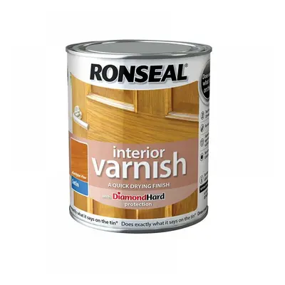 Ronseal 36837 Interior Varnish Quick Dry Satin Antique Pine 750Ml