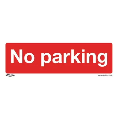 Sealey SS16V1 Prohibition Safety Sign - No Parking - Self-Adhesive Vinyl