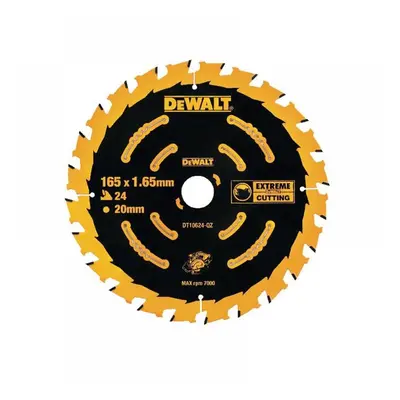 Dewalt DT10624-QZ Cordless Extreme Framing Circular Saw Blade 165 X 20Mm X 24T