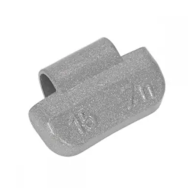 Sealey WWAH15 Wheel Weight 15G Hammer-On Plastic Coated Zinc For Alloy Wheels Pack Of 100