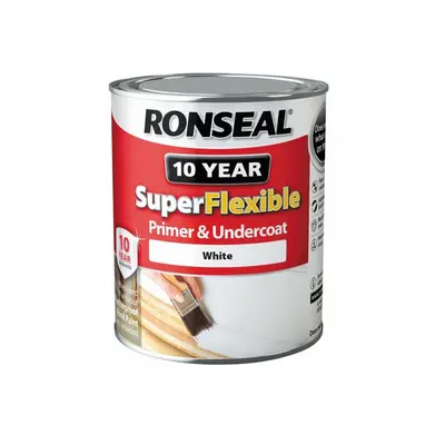 Ronseal 36466 Superflexible Primer & Undercoat White 750Ml