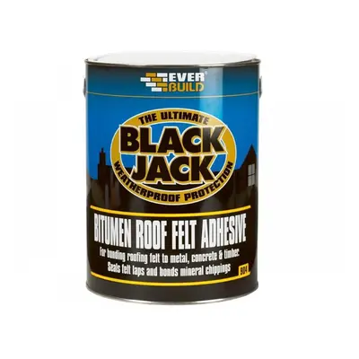 Everbuild Sika 486992 Black Jack® 904 Bitumen Roof Felt Adhesive 1 Litre