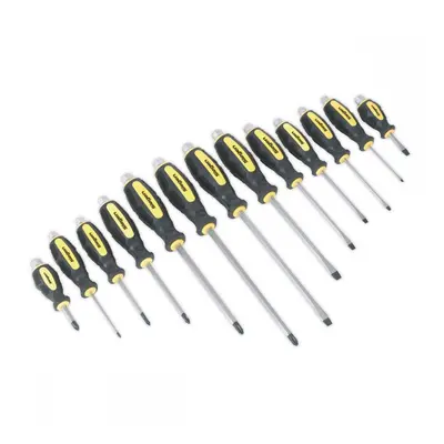 Sealey S0754 Screwdriver Set 13Pc Hammer-Thru