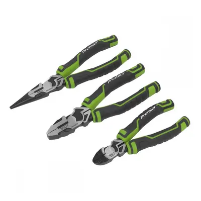 Sealey AK8376HV Pliers Set 3Pc High Leverage - Green