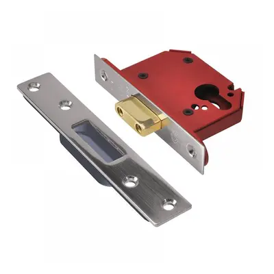 Union JL21EUS-SS-3.0 Strongbolt 21Eu Eus-Ss-3.0 Euro Deadlock Stainless Steel 81Mm 3In