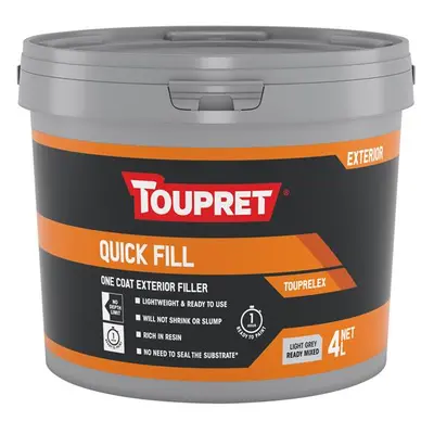 Toupret Quick Fill (Exterior) 4 Litre TTTLX04GB